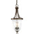 Seeded Glass Collection 3 Light Antique Bronze Foyer Pendant