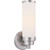 Burton 1 Light Wall Brushed Nickel  Incandescent Wall Sconce