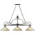 Burton 3 Light Ceiling Antique Bronze  Incandescent Island Pendants