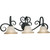 Burton 3 Light Wall Bordeaux  Incandescent Bath Vanity