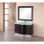Jade 48 Inches Vanity in Espresso with Glass Vanity Top in Mint and Mirror (Faucet not included)