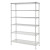 6 Tier 18 Inch x 48 Inch x 72 Inch Shelf Unit Chrome