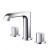 Tusciano Widespread Mount Bathroom Vanity Faucet - Chrome