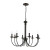 Black Hook 8 Light Candelabra