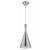 Bronx Collection 1 Light Brushed Aluminum Pendant