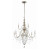 Collana Collection 9 Light Silver Leaf Chandelier