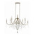Collana Collection 8 Light Silver Leaf Island Chandelier