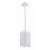 Nastro Collection 1 Light White Pendant