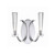 Cromo Collection 2 Light Chrome Wall Sconce