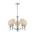 Jana Collection 5 Light Polished Nickel Chandelier