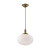 Aspetto Collection 1 Light Antique Brass Pendant