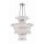 Fiore Collection 7 Light Chrome & Clear Chandelier