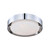 Saturn Collection 3 Light Chrome Flushmount