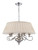 Sophia Collection 5 Light Polished Nickel Pendant