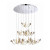 Volare Collection 10 Light Gold & Champagne Pendant