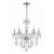 Deamber Collection 6 Light Chrome Chandelier