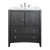 Westwood 30 Inch Vanity with Integrated Vitreous China Top in Dark Ebony Finish (Faucet not included)