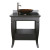 Milano 30 Inch Vanity with Black Granite Vessel Top in Black Finish (Faucet not included)