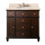 Windsor 36 Inch Vanity Only in Walnut Finish (Faucet not included)