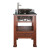 Napa 24 Inch Vanity with Black Granite Vessel Top in Dark Cherry Finish (Faucet not included)