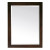 Madison 28 Inch Mirror in Light Espresso Finish