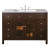 Lexington 48 Inch Vanity Only in Light Espresso Finish (Faucet not included)