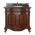 Provence 36 Inch Vanity with Imperial Brown Granite Top And Sink in Antique Cherry Finish (Faucet not included)