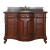 Provence 48 Inch Vanity with Imperial Brown Granite Top And Sink in Antique Cherry Finish (Faucet not included)