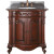 Provence 30 Inch Vanity Only in Antique Cherry Finish (Faucet not included)