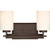 Monroe 2 Light Western Bronze Incandescent Vanity with an Opal Etched Shade