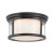Monroe 2 Light Palladian Bronze Incandescent Flush Mount with an Opal Etched Shade