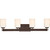 Monroe 4 Light Western Bronze Incandescent Vanity with an Opal Etched Shade