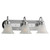 3 Light Chrome Incandescent Bathroom Vanity