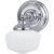 1 Light Chrome Incandescent Bathroom Vanity