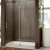 Shower Door - Rolling Door and a Single Fixed Panel