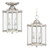 2 Light Brushed Nickel Incandescent Foyer Pendant