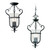 3 Light Weathered Iron Incandescent Foyer Pendant