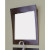 32 Inch x 36 Inch Rectangle Wood Framed Mirror in Walnut Finish