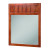 Knoxville 28 Inch W x 34 Inch H Wall Mirror in Nutmeg