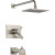 Vero 1-Handle Thermostatic Tub/Shower Trim Kit Only in Stainless (Valve not included)