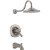 Addison 1-Handle Thermostatic Tub/Shower Trim Kit Only in Stainless featuring H2Okinetic (Valve not included)