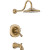 Addison 1-Handle Thermostatic Tub/Shower Trim Kit Only in Champage Bronze with H2Okinetic (Valve not included)