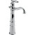 Victorian Single Hole 1-Handle High-Arc Bathroom Vessel Faucet in Chrome