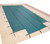 16 Feet x 32 Feet Rectangular In Ground Pool Safety Cover w/ 4 Feet x 8 Feet Center Step - Green