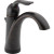 Lahara Single-Hole Single-Handle Mid-Arc Bathroom Faucet with Touch2O Technology in Venetian Bronze
