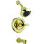 Classic Single-Handle Single-Spray Tub and Shower Faucet in Polished Brass