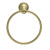 Mandouri Towel Ring in Polished Brass