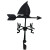 Sailboat Weathervane - Black 24 Inch