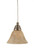 Concord 1 Light Ceiling Brushed Nickel Incandescent Pendant with an Italian Marble Glass