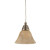 Concord 1 Light Ceiling Brushed Nickel Incandescent Pendant with an Italian Marble Glass